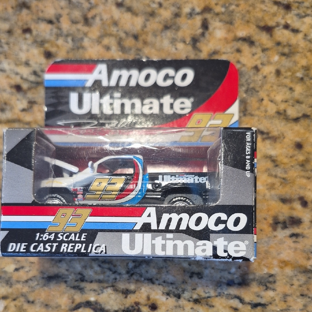 Amoco Ultimate Die Cast Replica Pick Up Truck 1/64 Scale. New In Sealed Box.